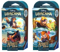 Disney Lorcana Azurite Sea Starter Decks - Set of 2 - AVAILABLE IN-STORE ONLY ON NOVEMBER 15TH